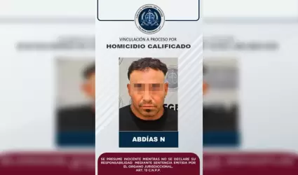 Sujeto detenido por homicidio