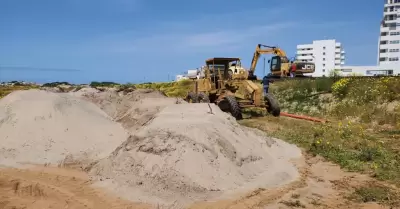 Suspenden trabajo ilegal en dunas de Playa Pacifica