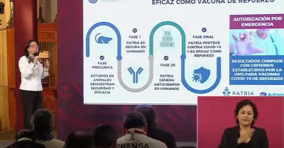 Conacyt ya tiene lista la vacuna Patria