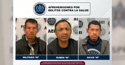 Detenidos por delitos contra la salud