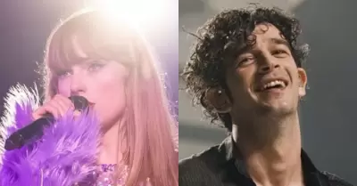 Medios aseguran que Taylor Swift y Matty Healy son novios.