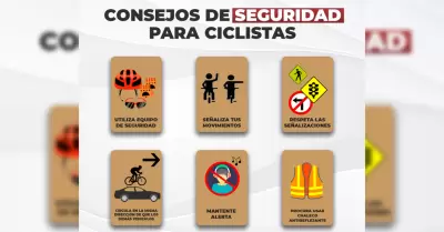 Medidas de tr�nsito para ciclistas