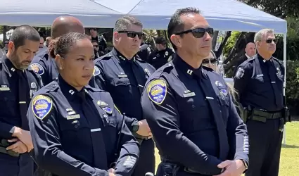 Rinden homenaje a oficiales y agentes cados