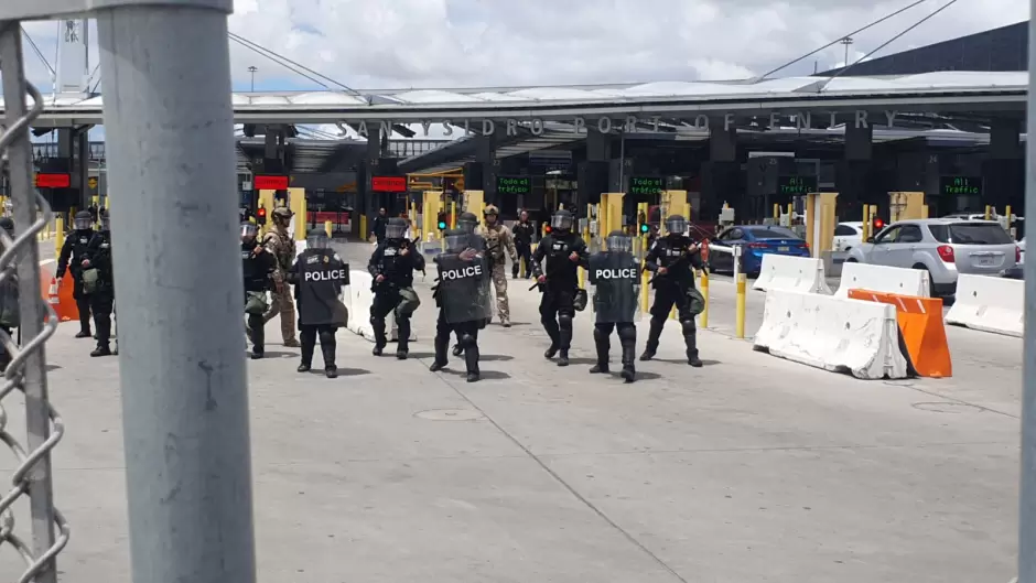 Realizan en Garita de San Ysidro un simulacro