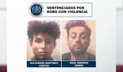 Arrestan a 2 sujetos por robo con violencia