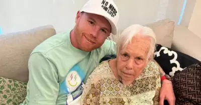 "Canelo" lvarez y su abuelita materna