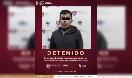 Detenido en Playas de Tijuana