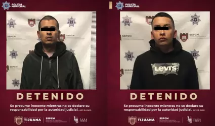 Detenidos con armas