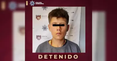 Joven detenido con arma