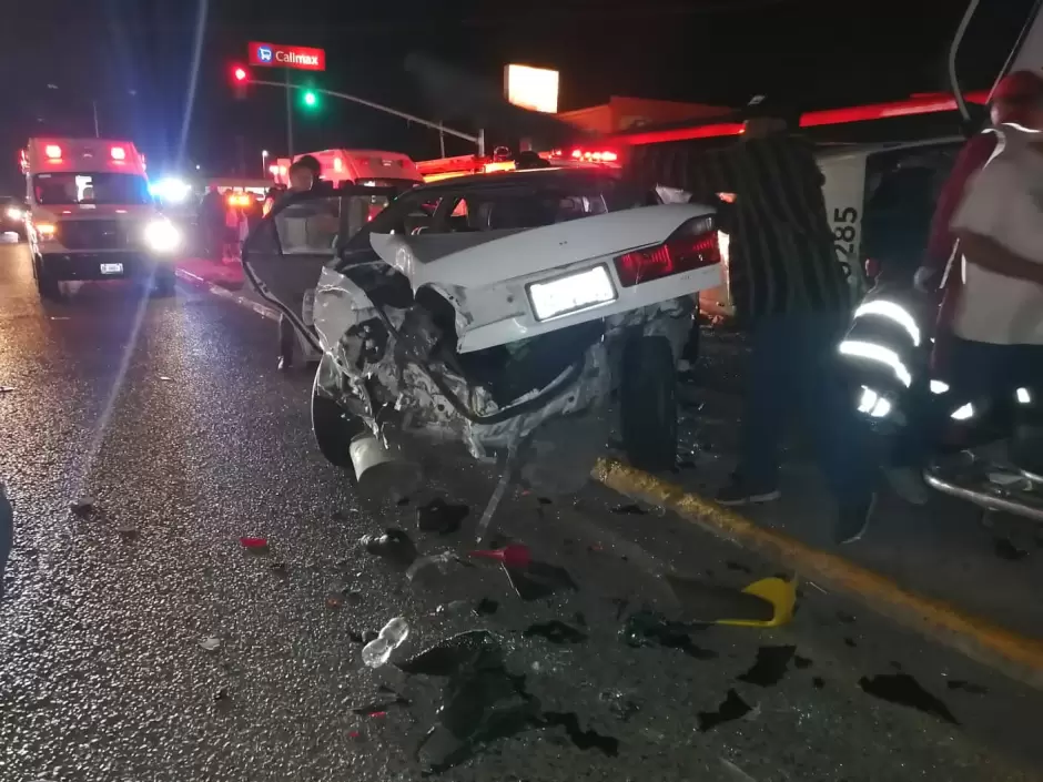 Accidente en Rosarito