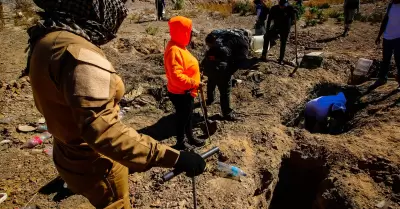 Operativo de bsqueda de desaparecidos en San Felipe, en el que participaron col