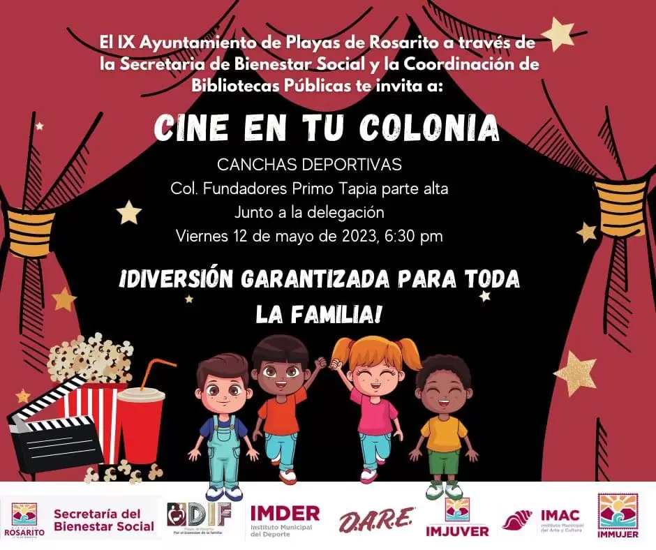 Cine en tu colonia