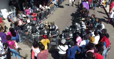 Migrantes en Tapachula, Chiapas