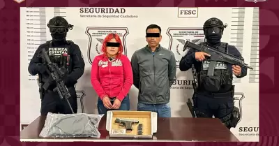 Personas armadas detenidas