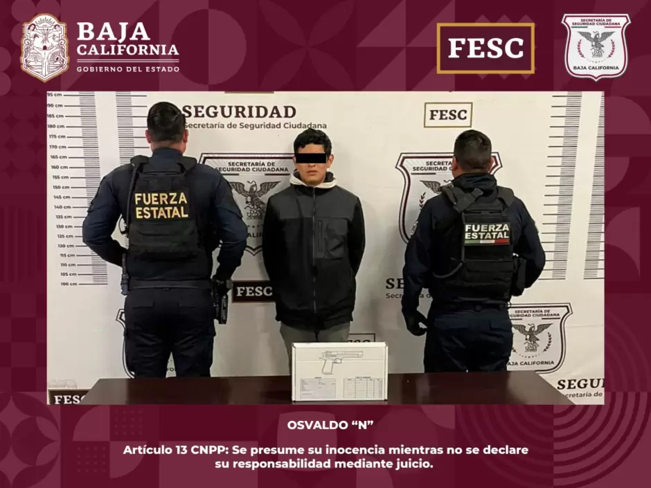 Personas armadas detenidas