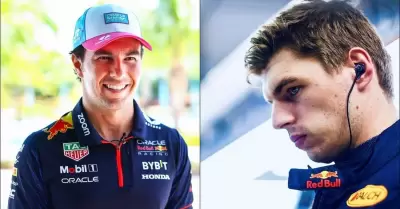 Max Verstappen recibi regao de Red Bull por preguntar sobre Checo Prez