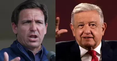 Ron DeSantis, gobernador de Florida y AMLO, presidente de Mxico