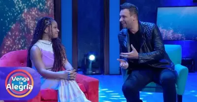 Halle Bailey acudi al programa "Venga la alegra" para hablar de su experiencia