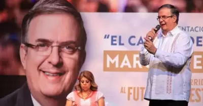 Marcelo Ebrard en gira de trabajo por Oaxaca