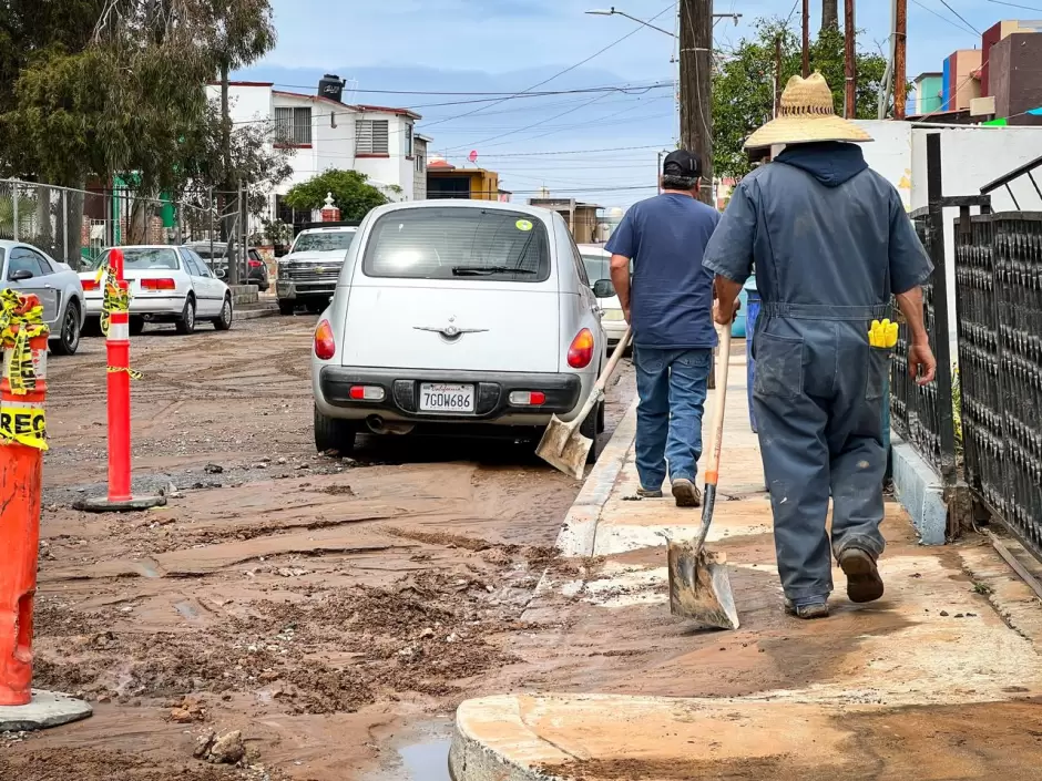 Fuga de agua residuales