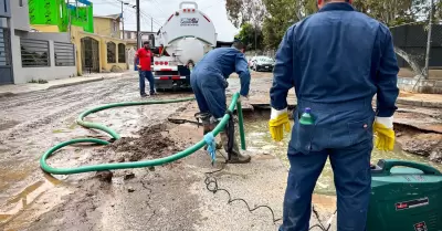 Fuga de agua residuales