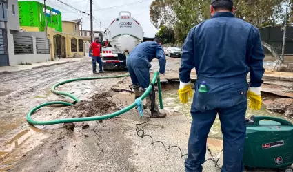 Fuga de agua residuales