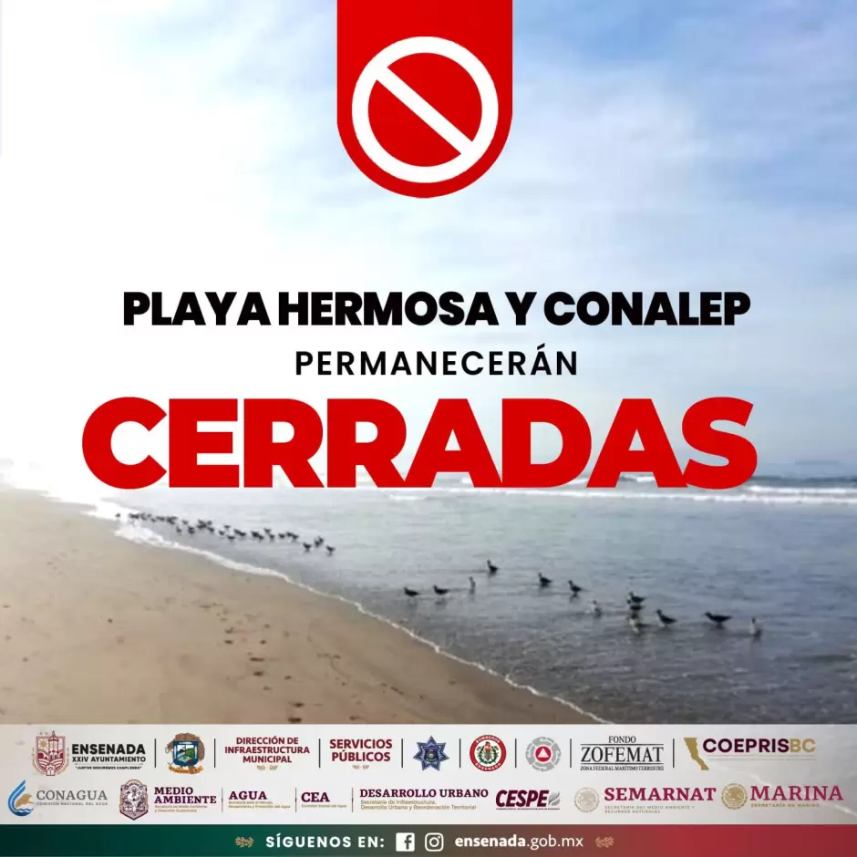 Playas cerradas