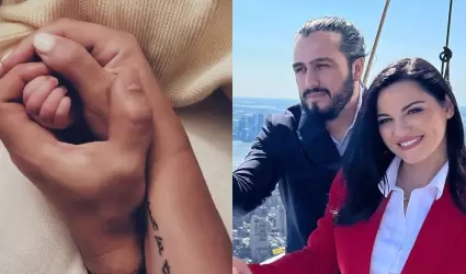 Maite Perroni y Andrs Tovar recibieron a su hija La.