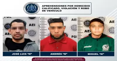 3 hombres con orden de aprehensin