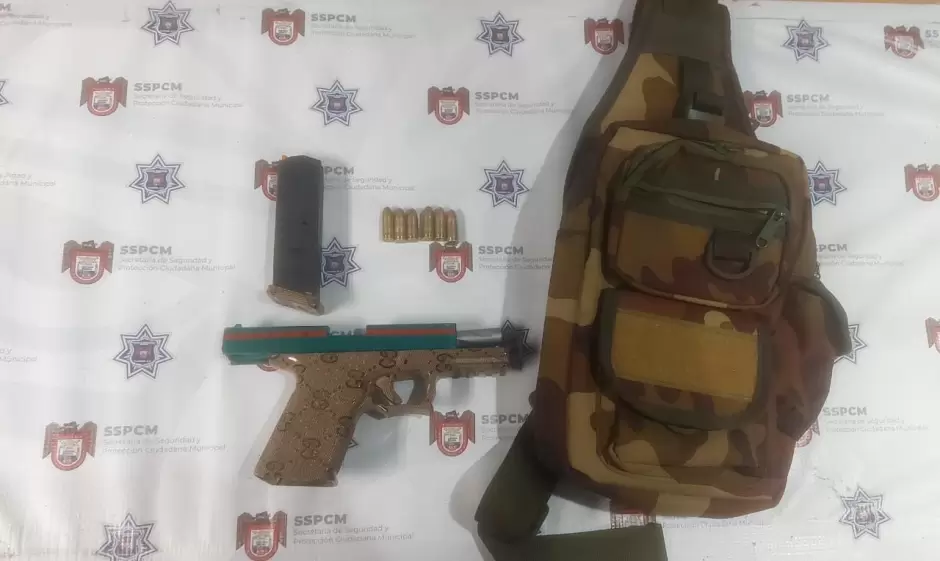 Detenida con arma