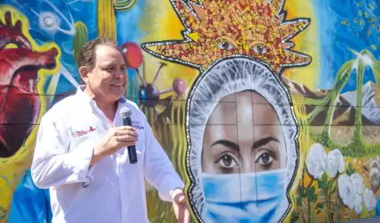 Mural a personal de salud