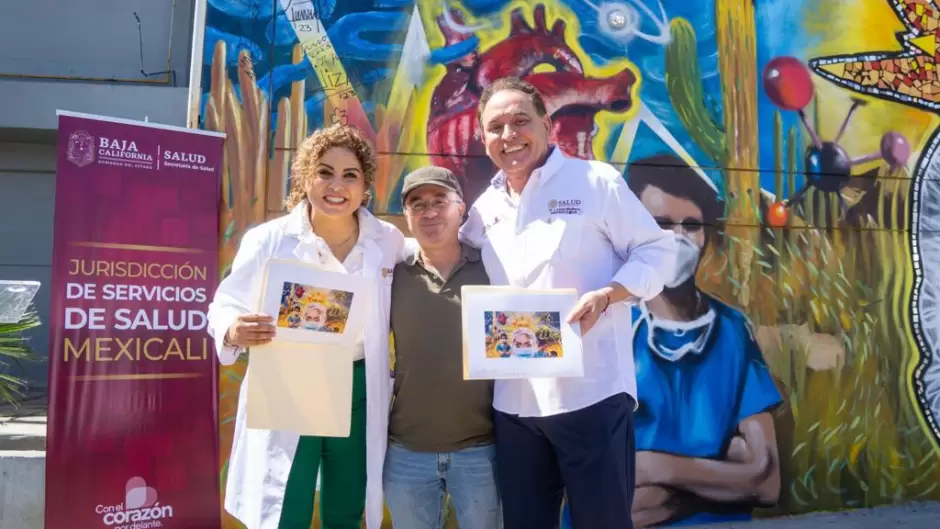 Mural a personal de salud