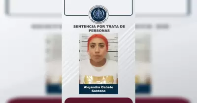 Mujer responsable de trata de personas