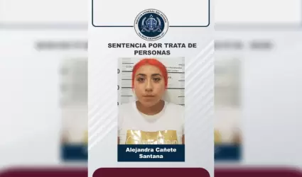 Mujer responsable de trata de personas