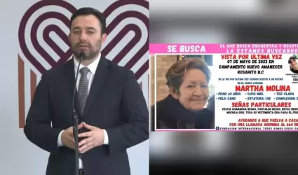 Fiscal y Mujer desaparecida