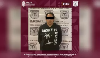 Mujer buscada por Estados Unidos