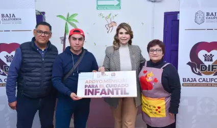 Entrega de apoyos para el cuidado infantil