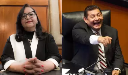 Ministra Norma Pia y senador Alejandro Armenta