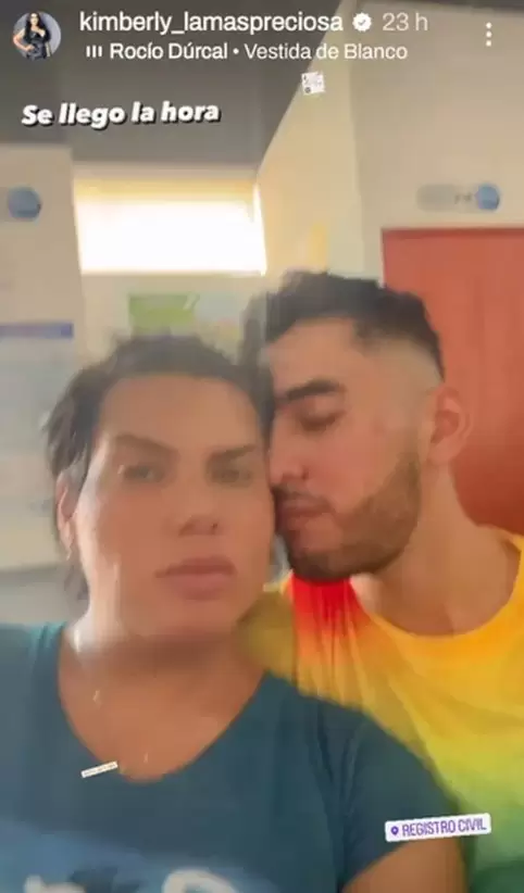 Kimberly en el registro civil.