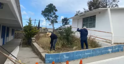 Acciones de mantenimiento y seguridad en la colonia Lucio Blanco