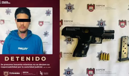 Detenido con arma