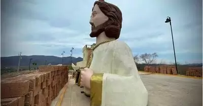 San Judas Tadeo gigante en Sinaloa.