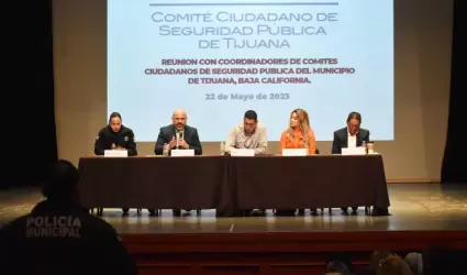 Reunin de coordinadores de los Comits Ciudadanos de seguridad pblica