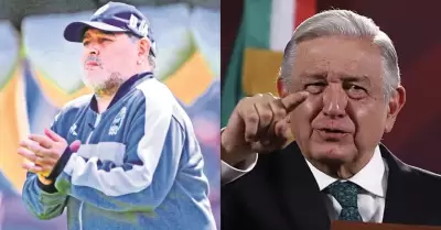 Mensaje a AMLO de Maradona