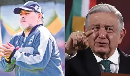 Mensaje a AMLO de Maradona