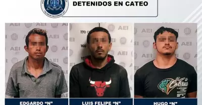 Detenidos por los hechos violentos en San Vicente