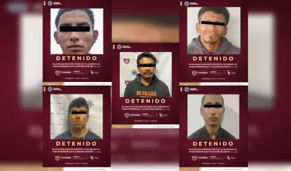 5 detenidos