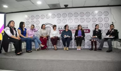 Ocho estudiantes de nivel primaria representaron a la infancia bajacaliforniana 