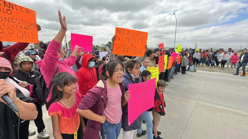 Protesta migrante