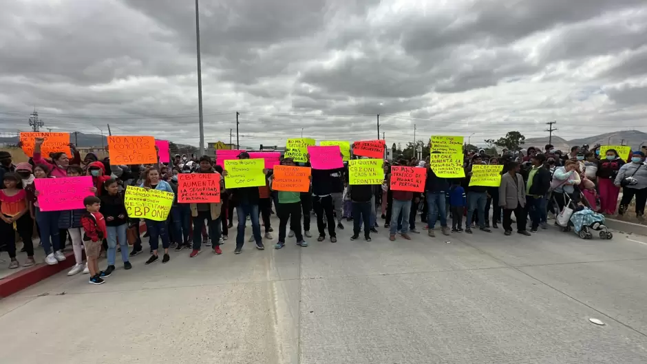 Protesta migrante